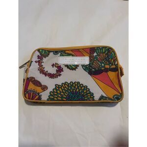 Trina Turk for Clinique multi-colored makeup bag